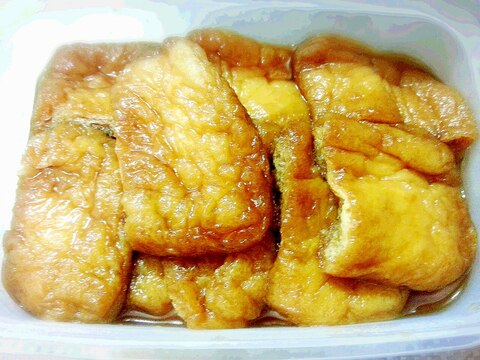 作り置き! 油揚げ甘辛煮☆ 甘くてジューシー♪